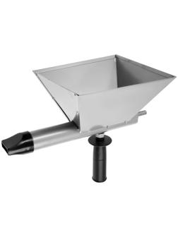 Насадка для дрели ТУНДРА, для подачи строительной смеси, 6 л, 4 насадки в комплекте