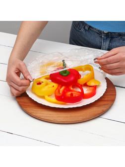 Набор пакетов для сохранения свежести продуктов с резинкой,  Ø до 42 см, 50шт