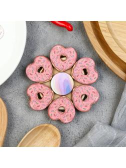 Подставка под горячее «Пончик», 12 см, можжевельник