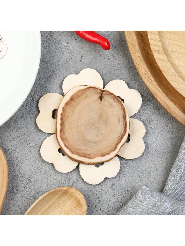 Подставка под горячее «Пончик», 12 см, можжевельник