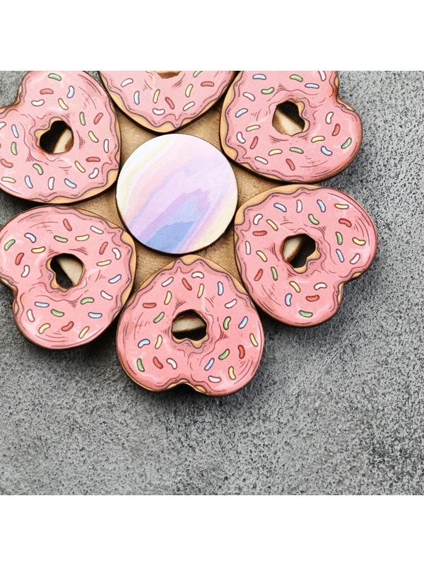 Подставка под горячее «Пончик», 12 см, можжевельник