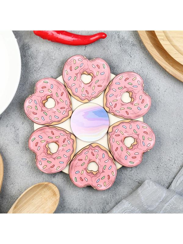 Подставка под горячее «Пончик», 20 см, можжевельник