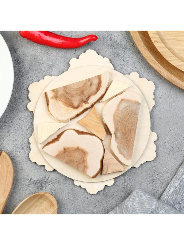 Подставка под горячее «Кекс», 20 см, можжевельник