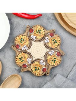 Подставка под горячее «Сковородка», 20 см, можжевельник