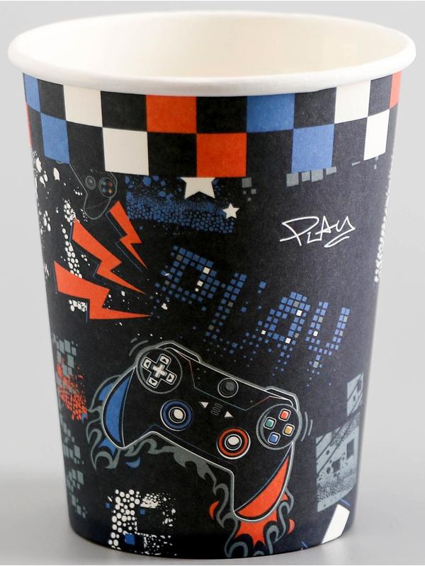 Стаканы бумажные «Джойстик», 6 шт.