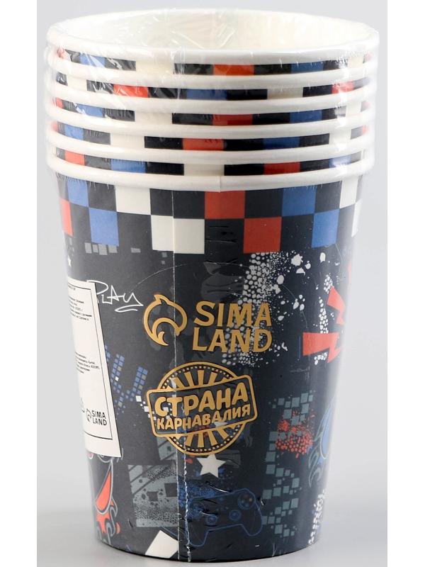 Стаканы бумажные «Джойстик», 6 шт.