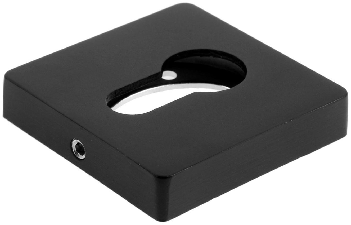 Накладка на цилиндровый механизм CAPPIO, квадратная, цвет черный