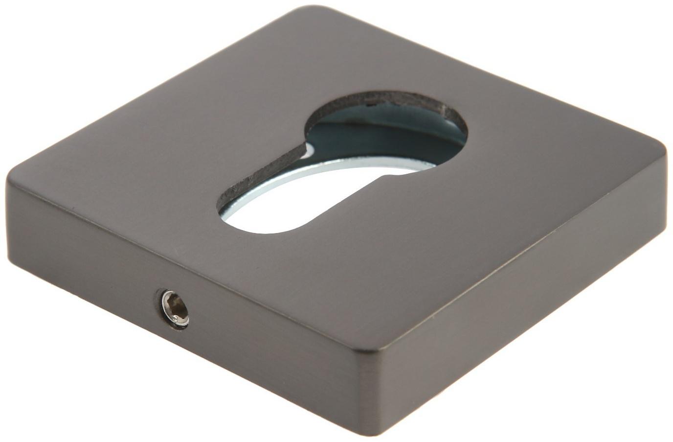 Накладка на цилиндровый механизм CAPPIO, квадратная, цвет графит