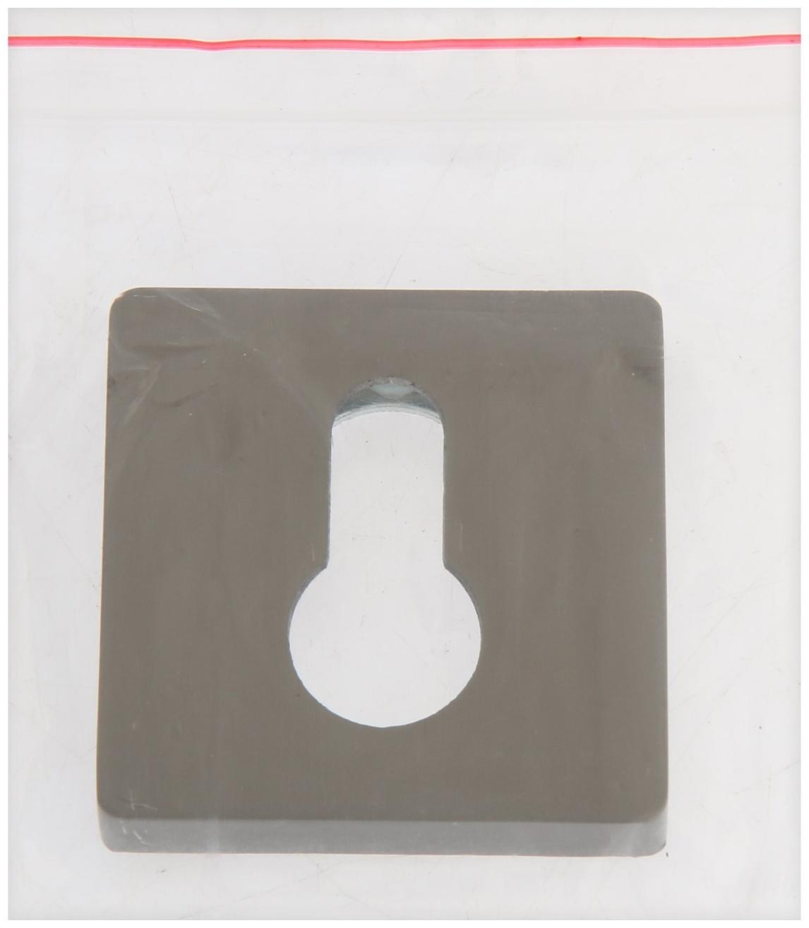 Накладка на цилиндровый механизм CAPPIO, квадратная, цвет графит