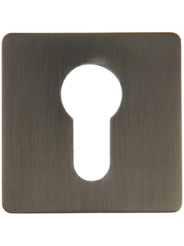 Накладка на цилиндровый механизм CAPPIO, квадратная, цвет графит