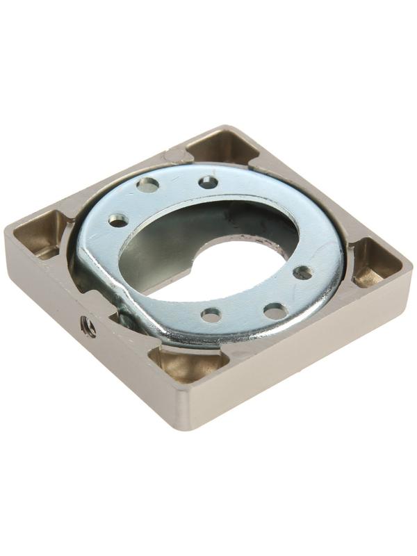 Накладка на цилиндровый механизм CAPPIO, квадратная, цвет сатиновый никель