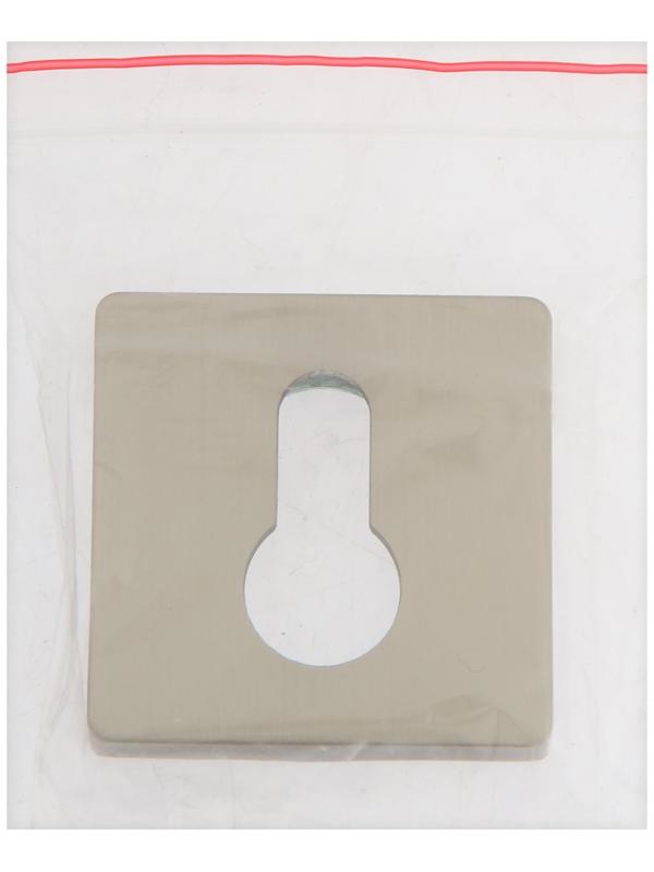 Накладка на цилиндровый механизм CAPPIO, квадратная, цвет сатиновый никель