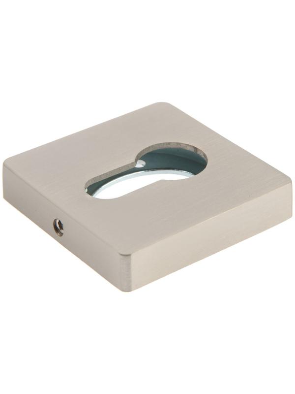 Накладка на цилиндровый механизм CAPPIO, квадратная, цвет сатиновый никель