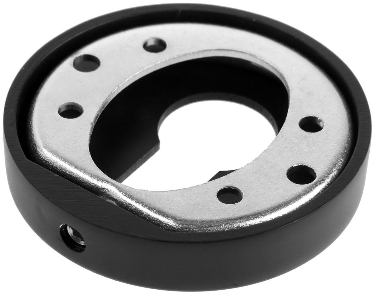 Накладка на цилиндровый механизм CAPPIO, круглая, цвет черный