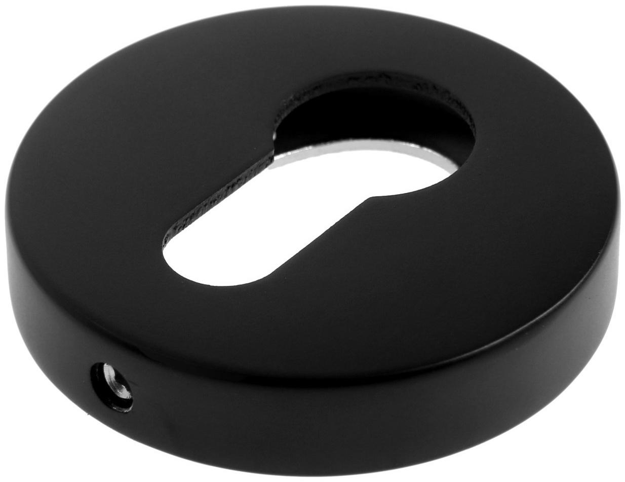 Накладка на цилиндровый механизм CAPPIO, круглая, цвет черный