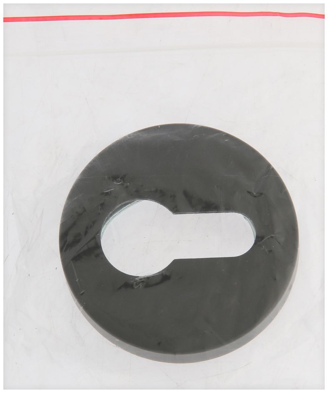 Накладка на цилиндровый механизм CAPPIO, круглая, цвет черный