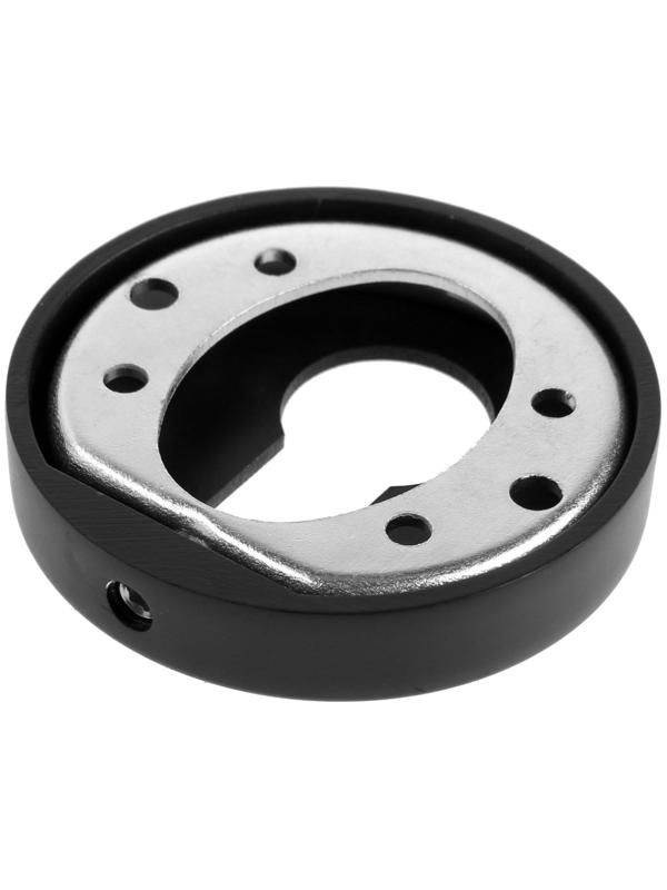 Накладка на цилиндровый механизм CAPPIO, круглая, цвет черный