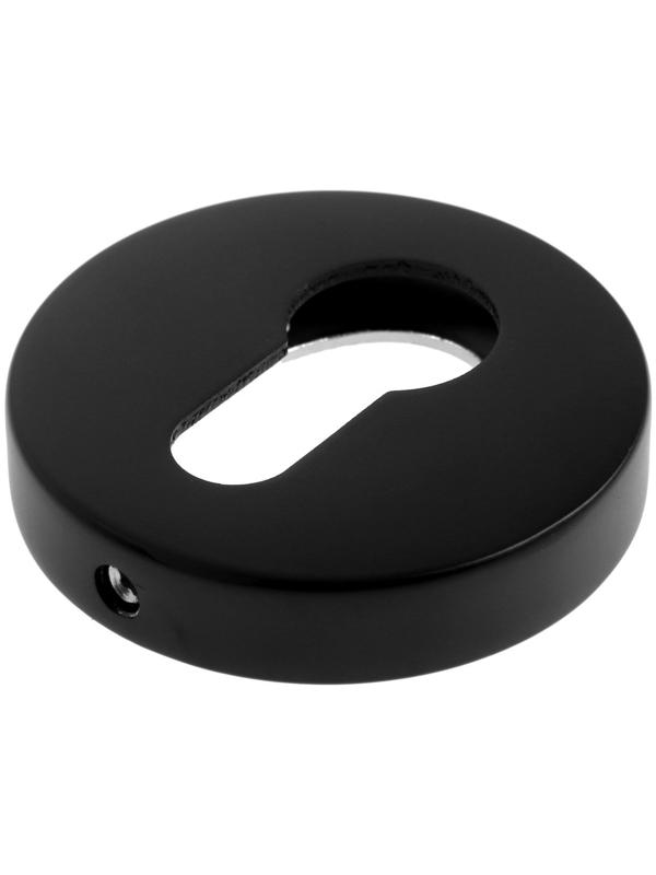 Накладка на цилиндровый механизм CAPPIO, круглая, цвет черный