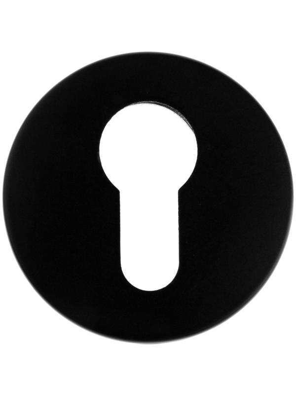 Накладка на цилиндровый механизм CAPPIO, круглая, цвет черный