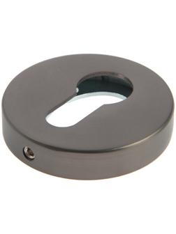 Накладка на цилиндровый механизм CAPPIO, круглая, цвет графит