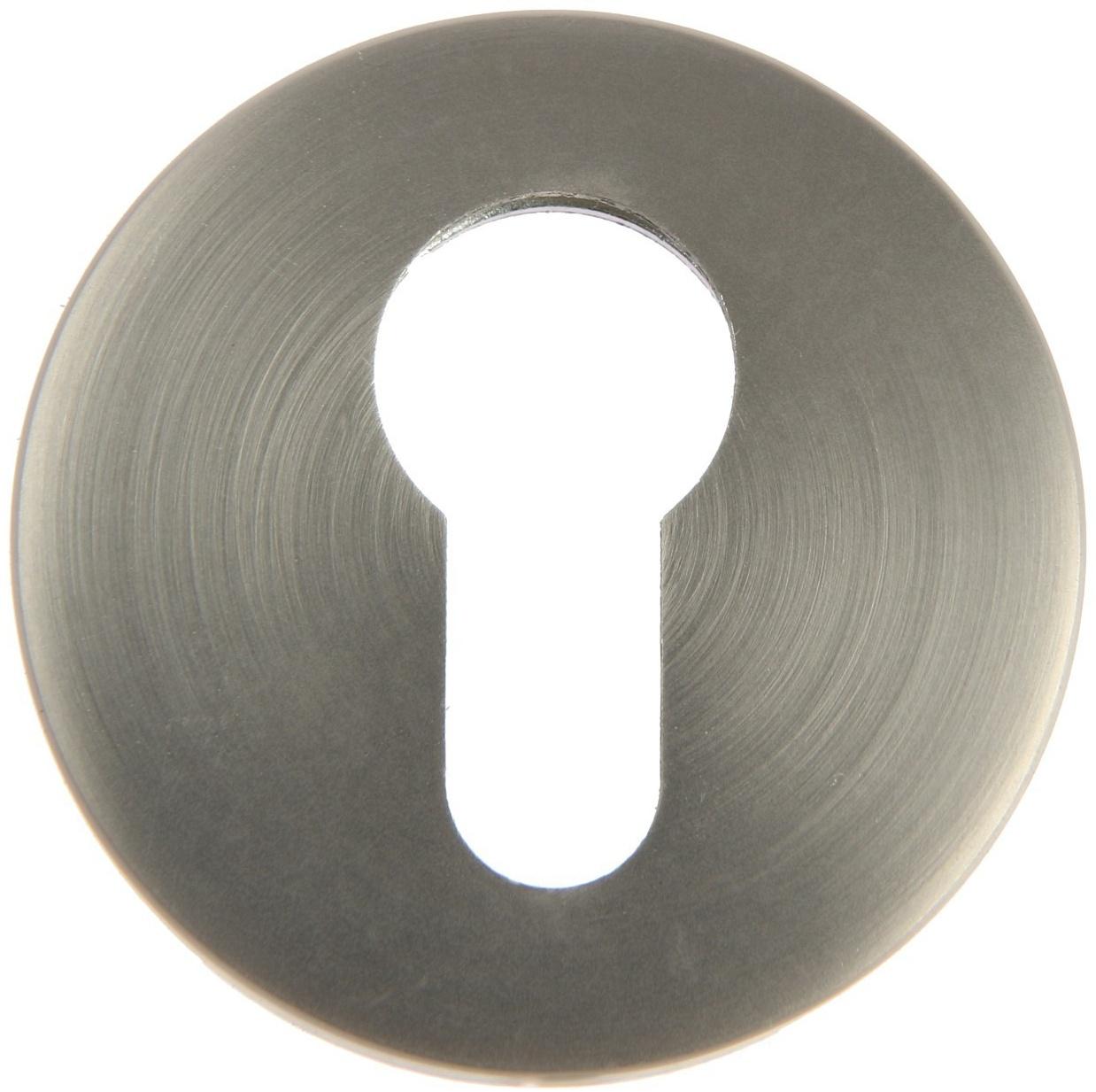 Накладка на цилиндровый механизм CAPPIO, круглая, цвет сатиновый никель
