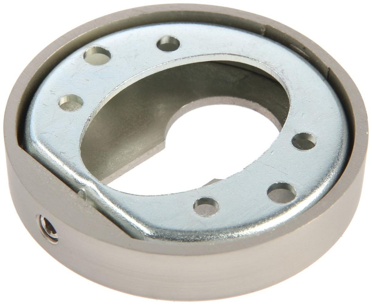 Накладка на цилиндровый механизм CAPPIO, круглая, цвет сатиновый никель