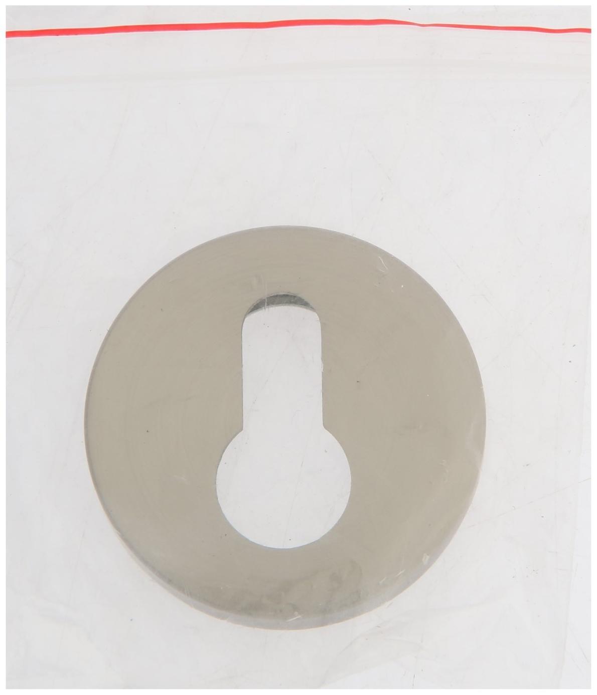 Накладка на цилиндровый механизм CAPPIO, круглая, цвет сатиновый никель