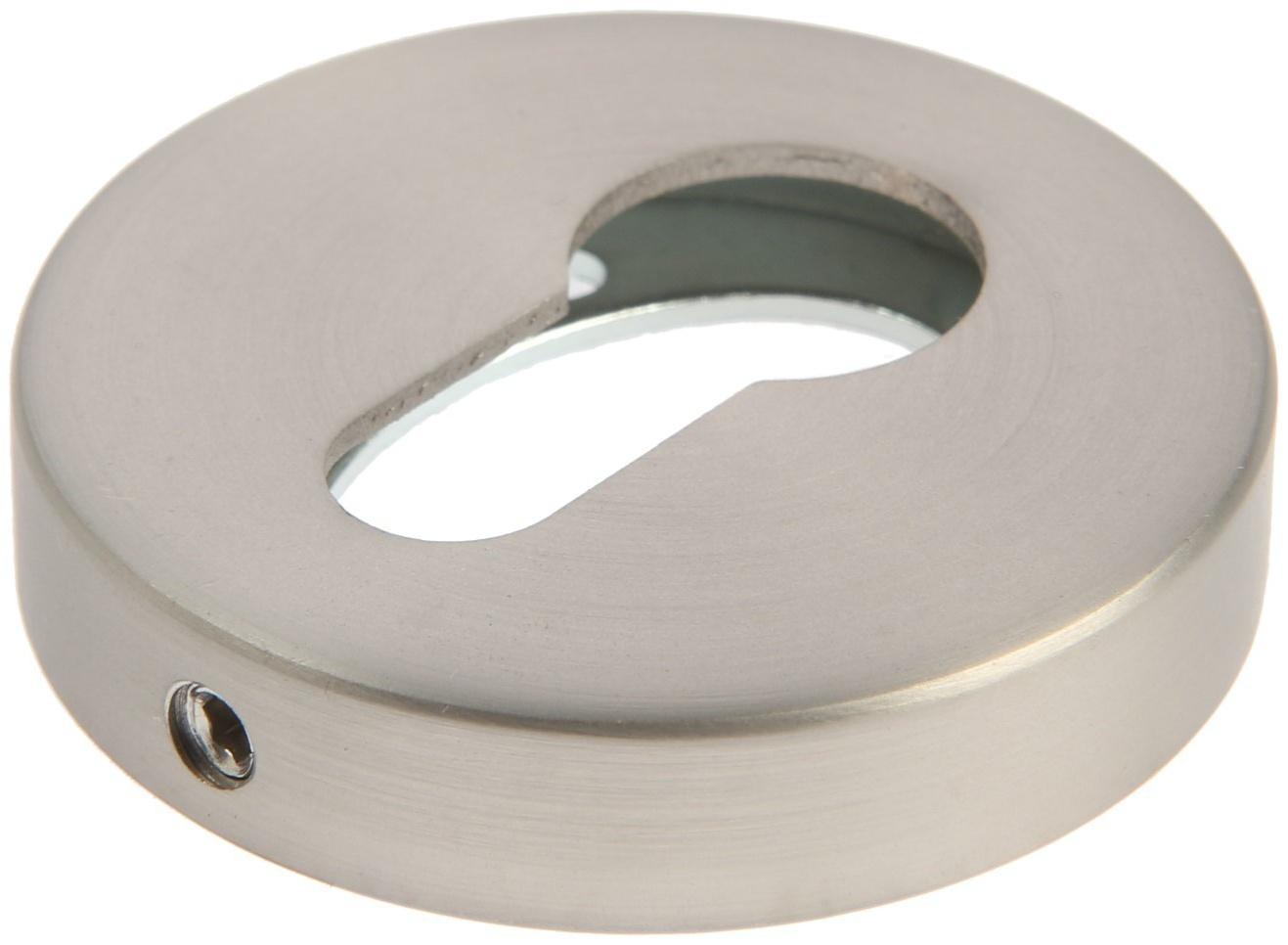 Накладка на цилиндровый механизм CAPPIO, круглая, цвет сатиновый никель