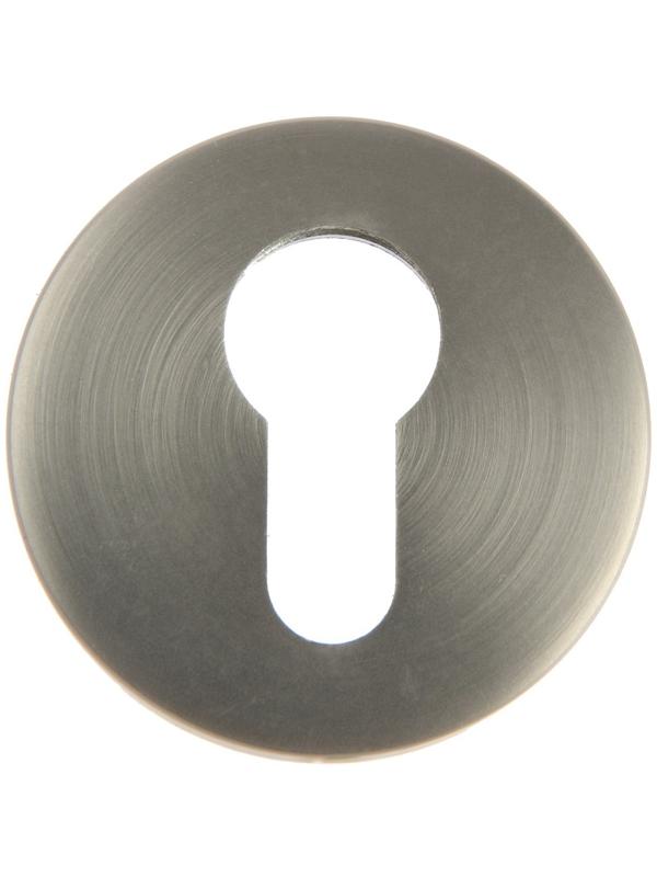 Накладка на цилиндровый механизм CAPPIO, круглая, цвет сатиновый никель
