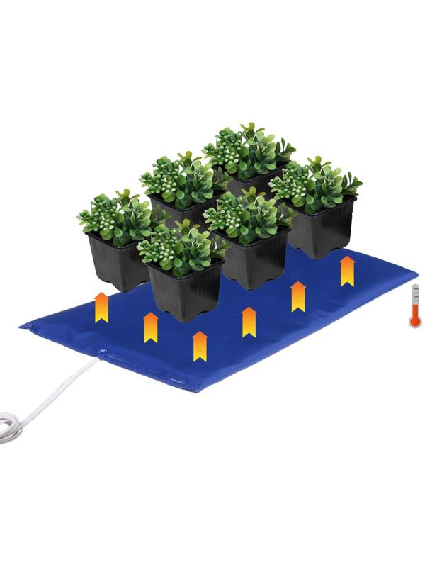 Электроподогревательный коврик для рассады, 75 × 50 × 1.5 см, цвет МИКС