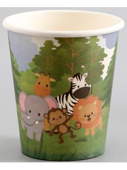 Стаканы бумажные «Зверюшки», 6 шт.