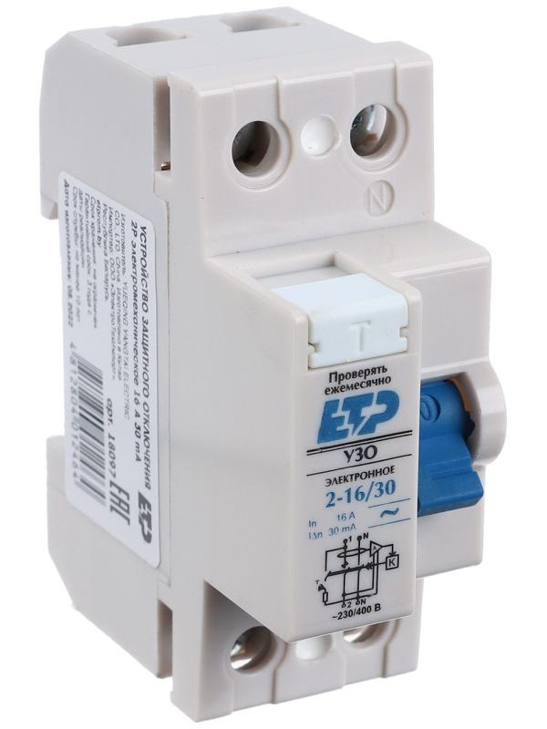 УЗО 2п 16А 30мА (эл.механич.) DLF363