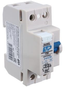 УЗО/2п/63А/30мА (эл.механич.) DLF363