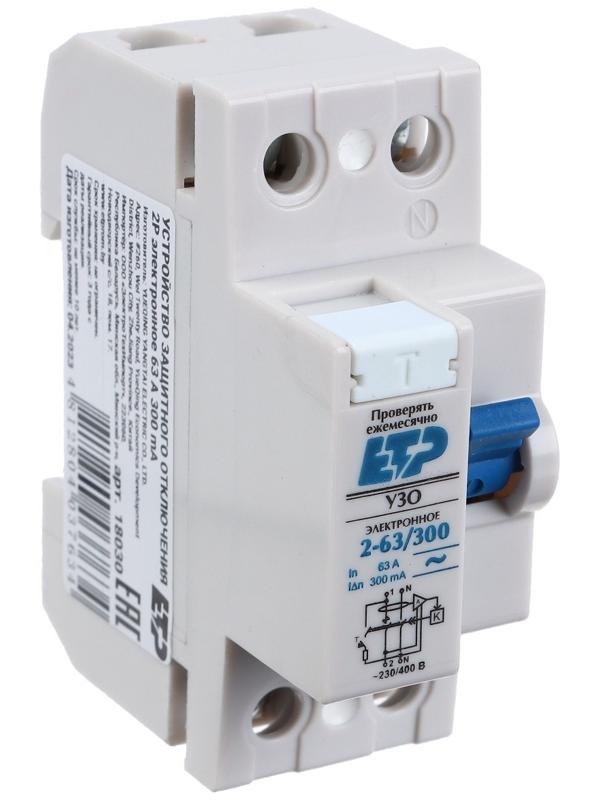 УЗО/2п/63А/300мА (электронное) DLF363