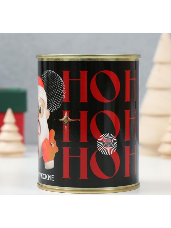 Подарок носки с принтом в банке 