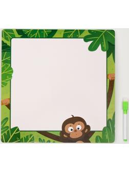 Доска магнитно-маркерная + пазлы «Дракончики» 30 × 30 × 0,5 см