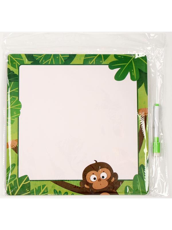 Доска магнитно-маркерная + пазлы «Дракончики» 30 × 30 × 0,5 см