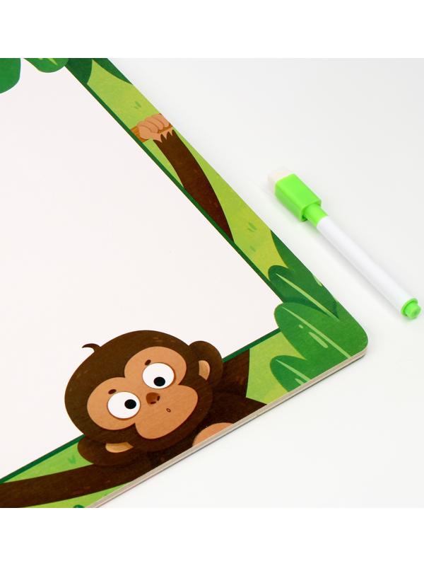 Доска магнитно-маркерная + пазлы «Дракончики» 30 × 30 × 0,5 см