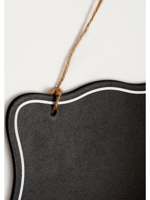 Доска меловая для рисования и записей двухсторонняя, 26 × 20 × 0,5 см, набор мелков + губка