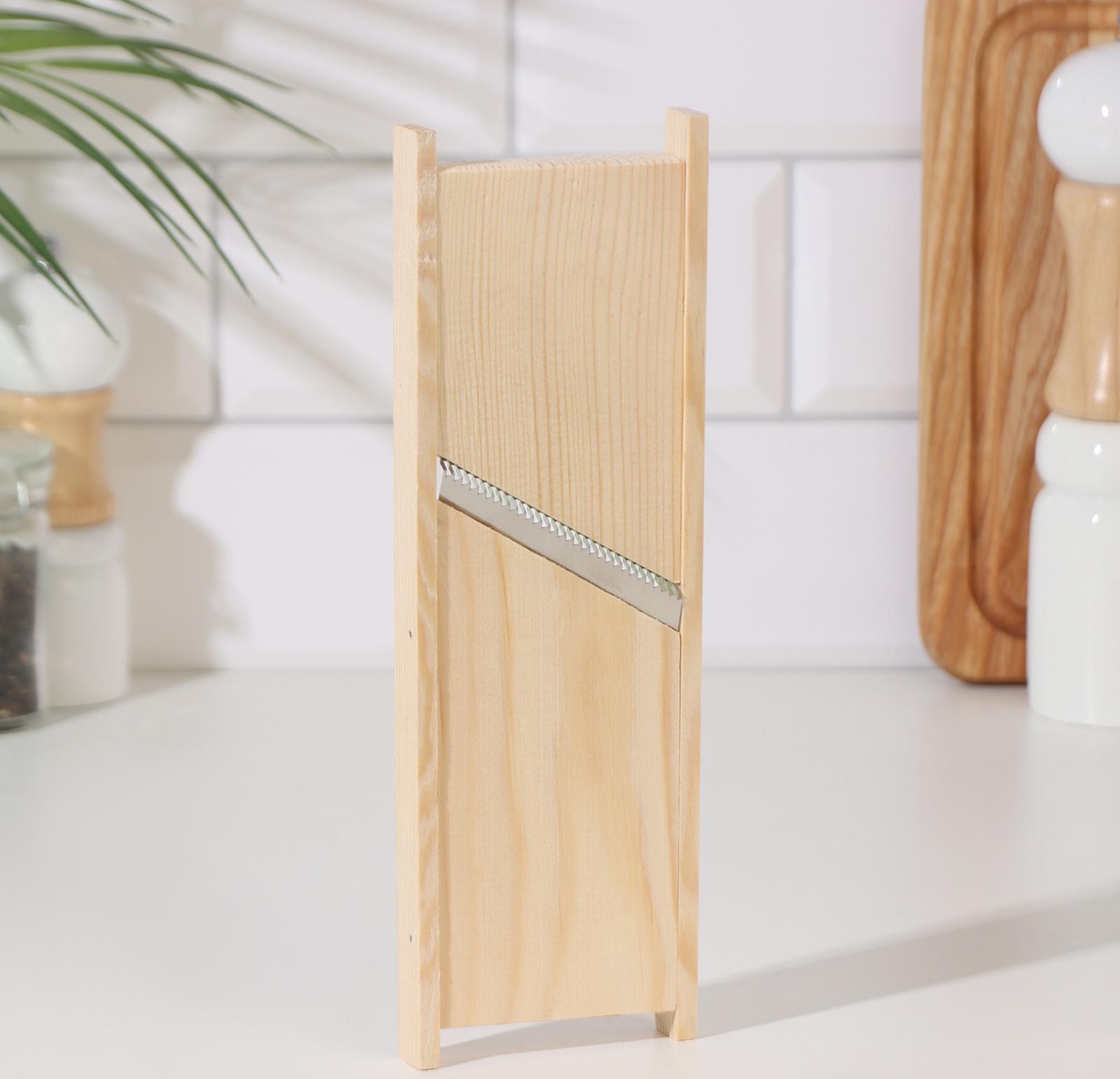 Терка универсальная широкая дерево 24,5 х 8 х 1,5 см