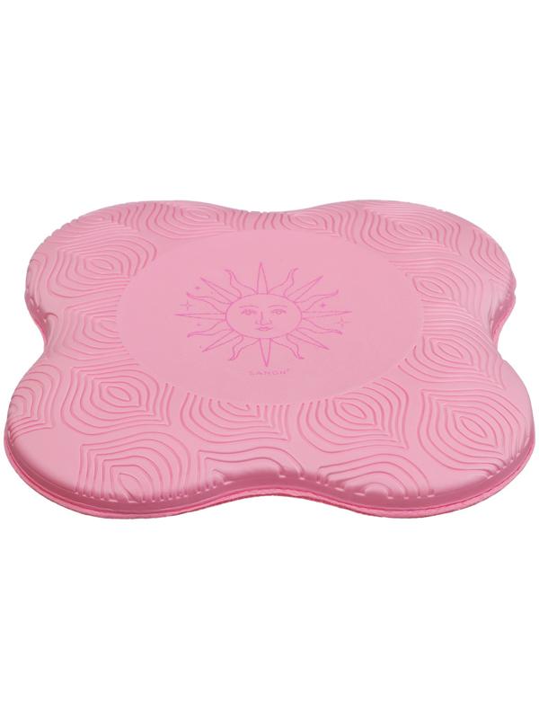 Коврик под колени для йоги Sangh Sun, 20х20 см, цвет розовый