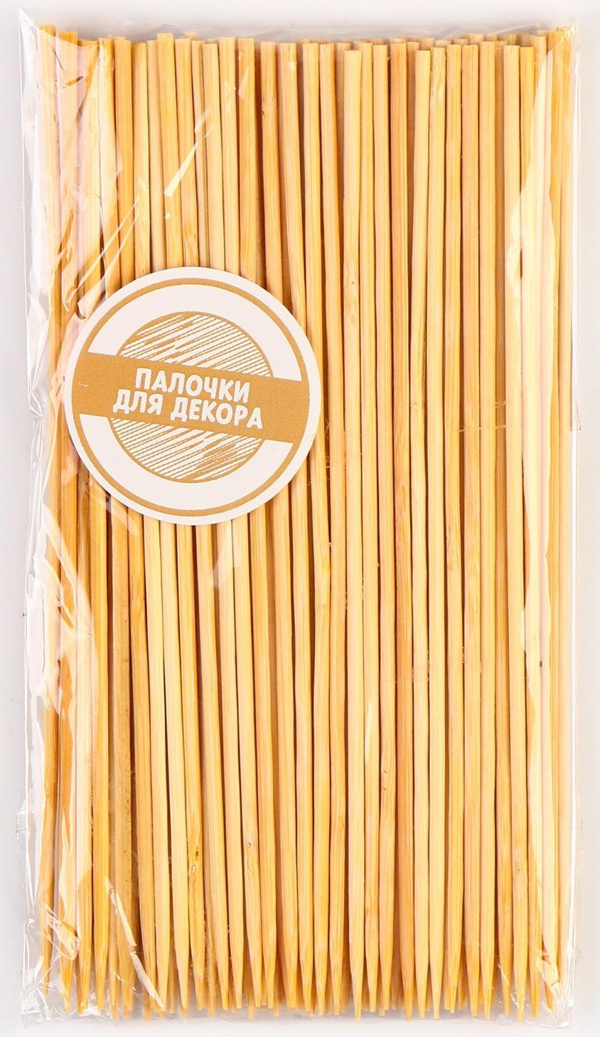 Набор деревянных палочек для декора, 100 шт., 1 × 9 × 15 см