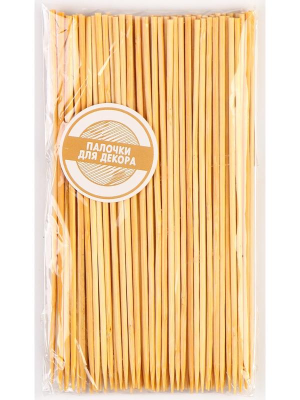Набор деревянных палочек для декора, 100 шт., 1 × 9 × 15 см