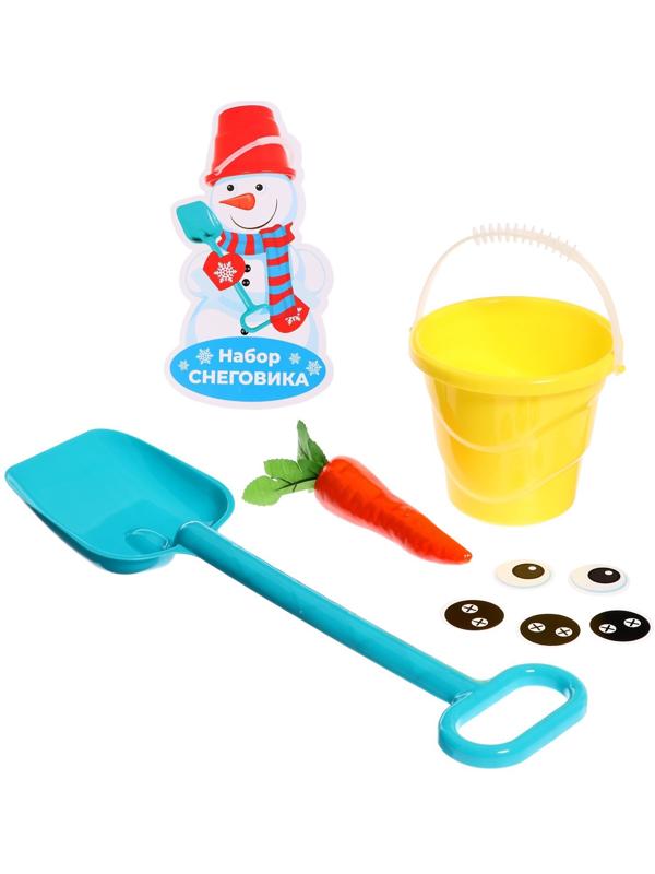 Набор для лепки снеговика, МИКС