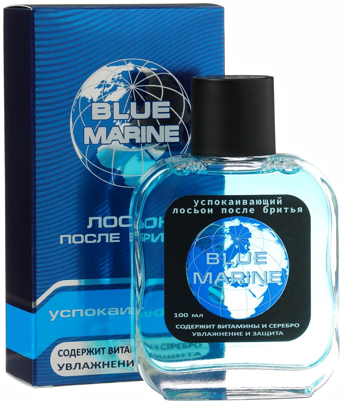 Лосьон после бритья Blue marine успокаивающий, 100 мл
