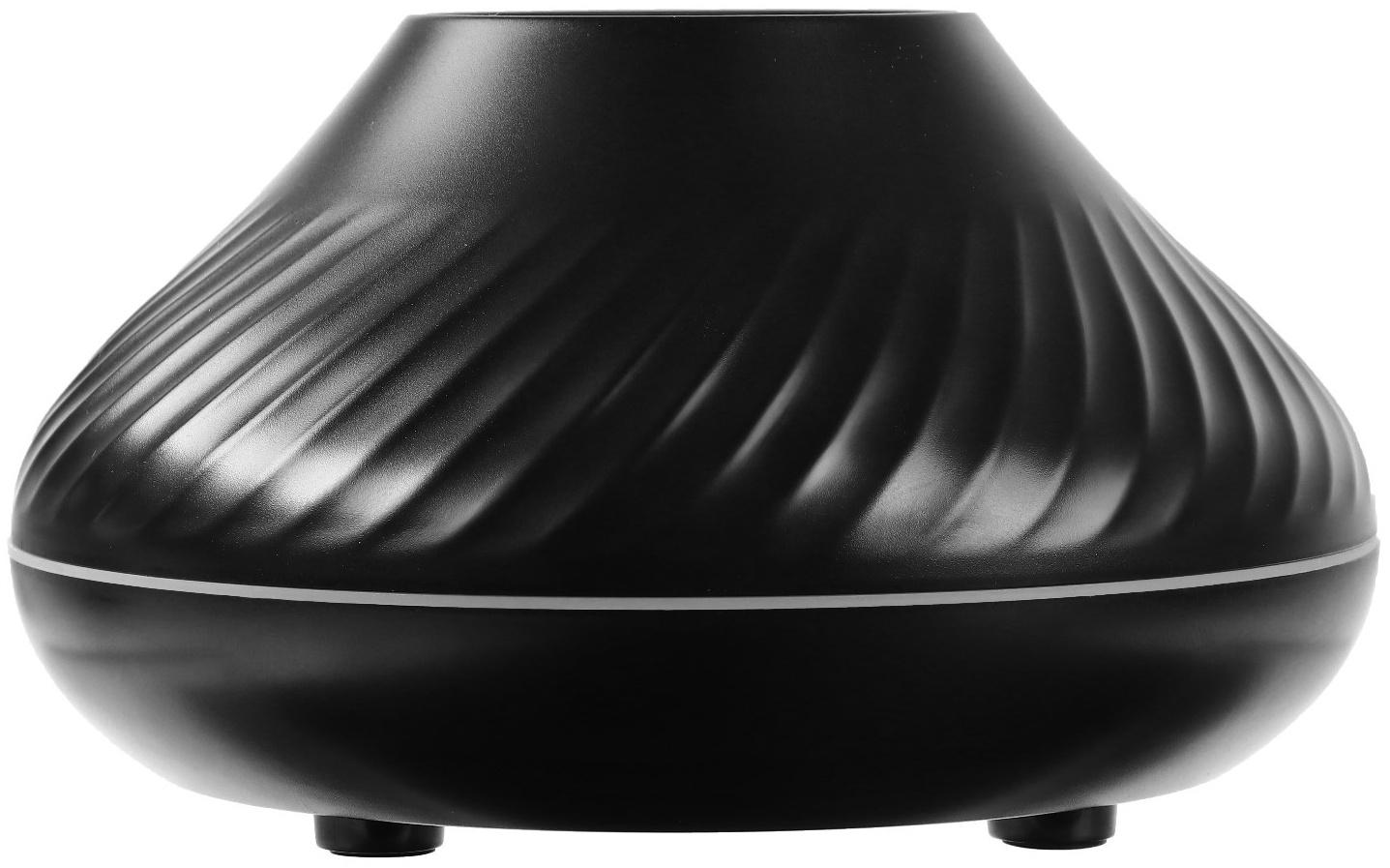 Увлажнитель воздуха Luazon HM-10, эффект пламени, 130 мл, 4,5 Вт, USB, чёрный