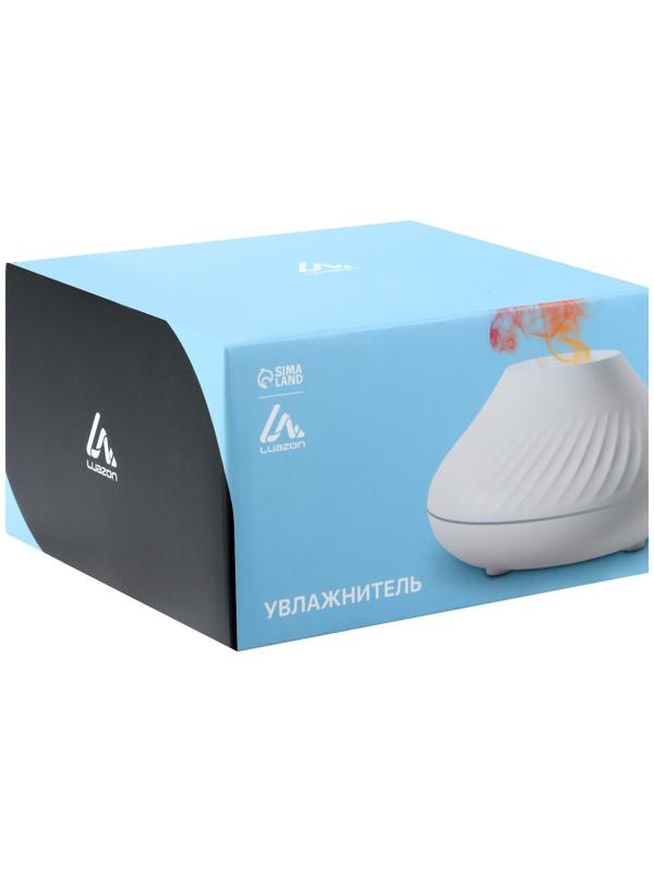 Увлажнитель воздуха Luazon HM-10, эффект пламени, 130 мл, 4,5 Вт, USB, чёрный