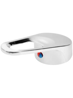 Ручка для смесителя ZEIN, под картридж 40 мм, пластик, цвет хром