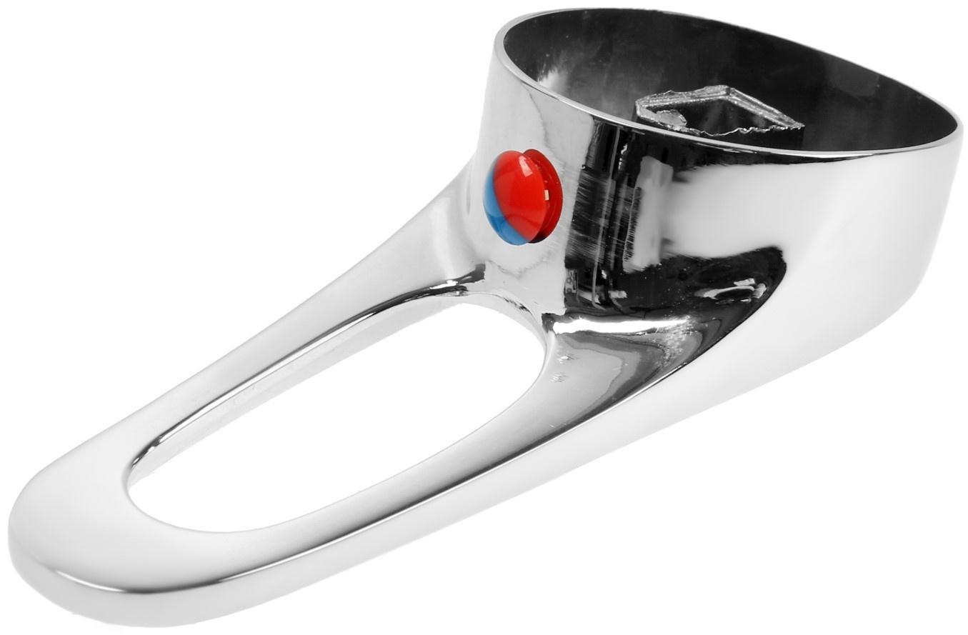 Ручка для смесителя ZEIN, под картридж 35 мм, цинк, цвет хром