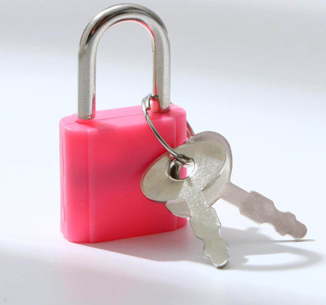 Блокнот на замочке А6, 50 л «С 8 МАРТА»